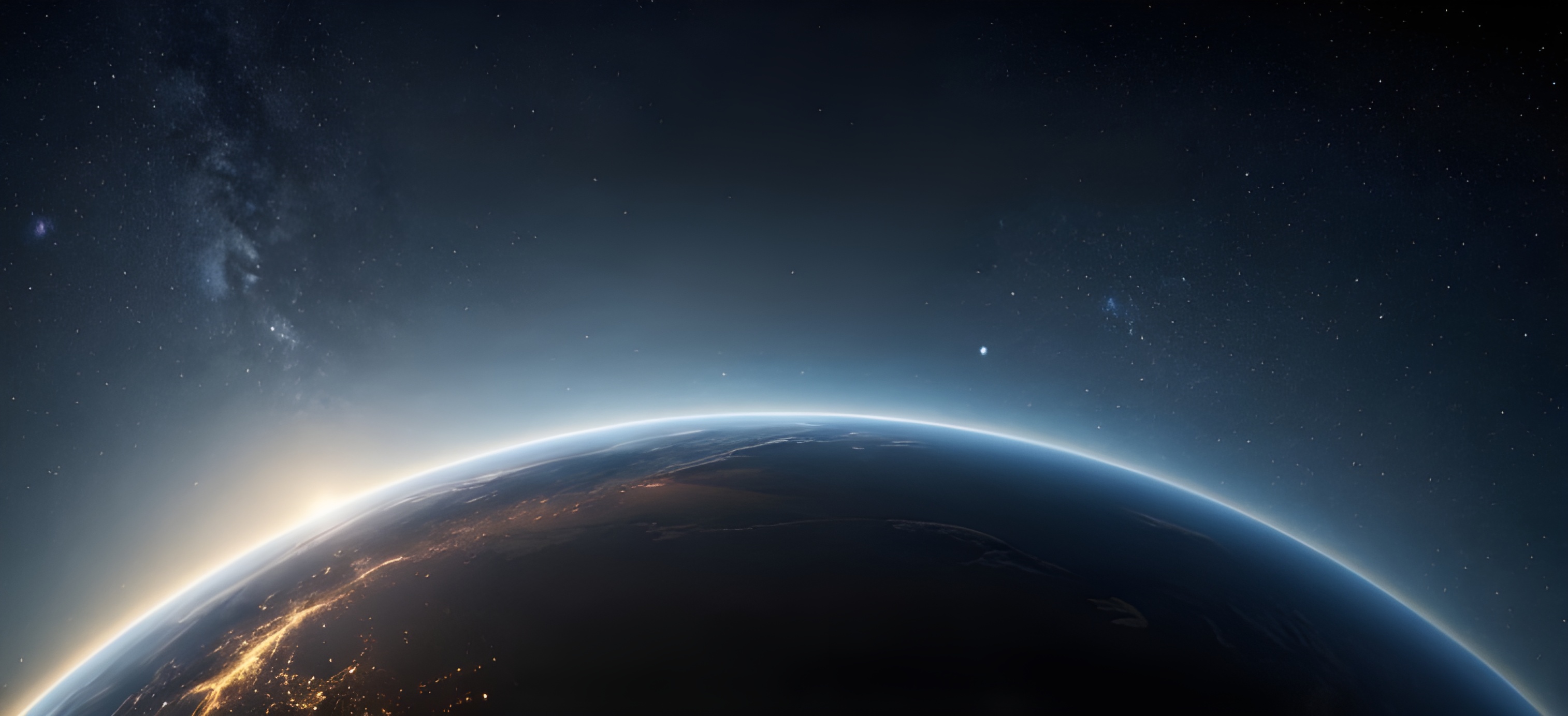 Earth from space - dark mode